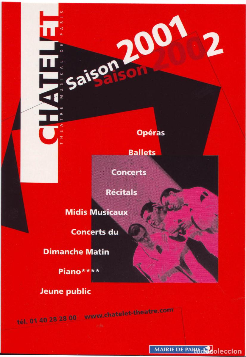 Postales: Saison 2001-2002 (Th&eacute;&acirc;tre du Ch&acirc;telet)