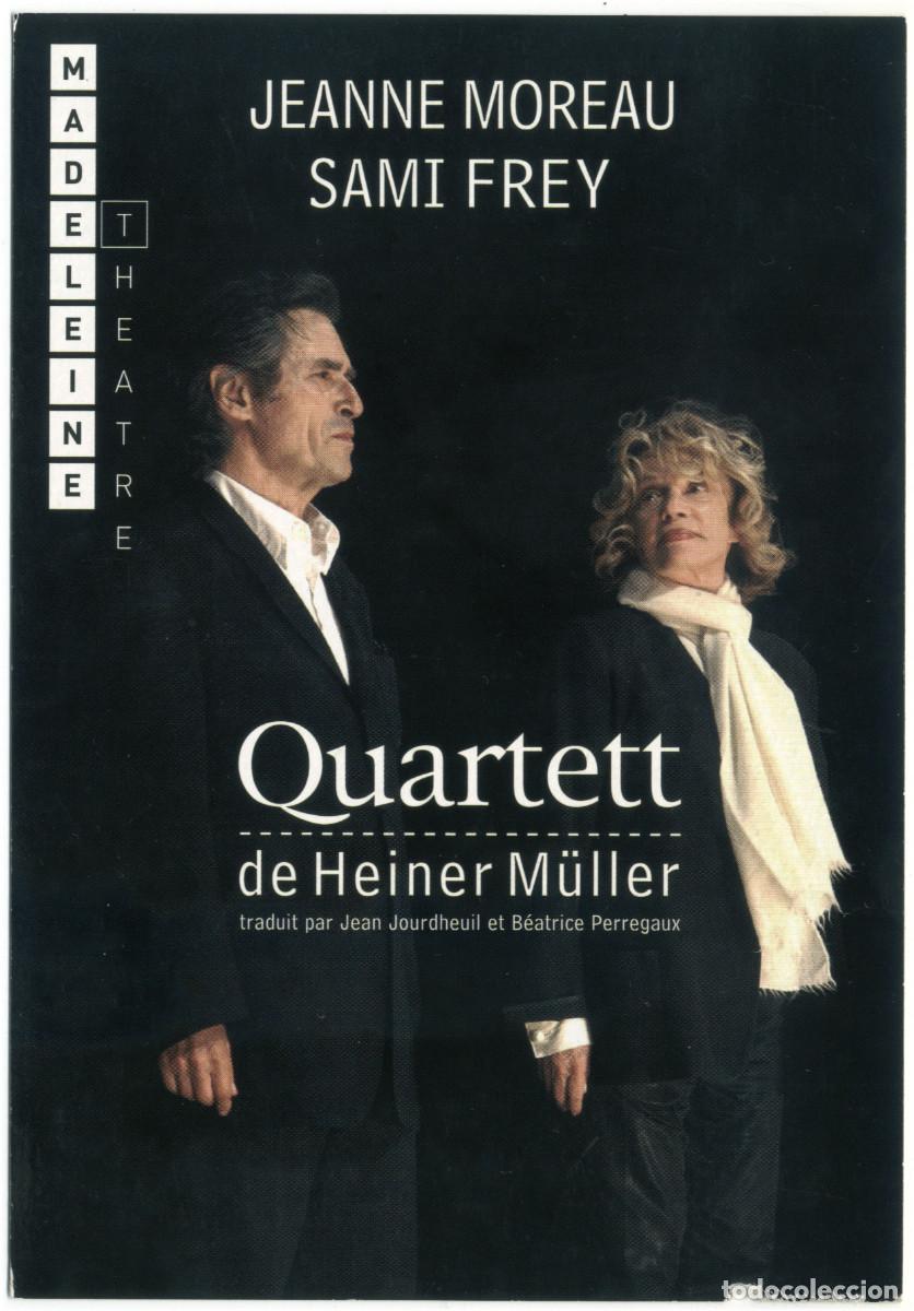 Postales: Madeleine Th&eacute;&acirc;tre (Paris. 2008). Quartet, de Heiner M&uuml;ller