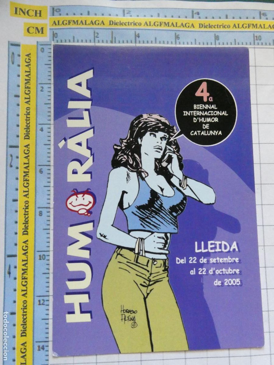 Postales: POSTAL PUBLICITARIA. PUBLICIDAD HUMORALIA BIENAL HUMOR CATALU&Ntilde;A L&Eacute;RIDA 2005. 1647