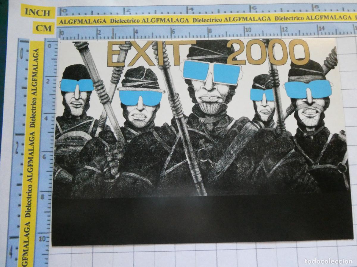 Postales: POSTAL PUBLICITARIA. PUBLICIDAD TEATRO CONCIERTO EXIT 2000. A&Ntilde;O 1996. 1659