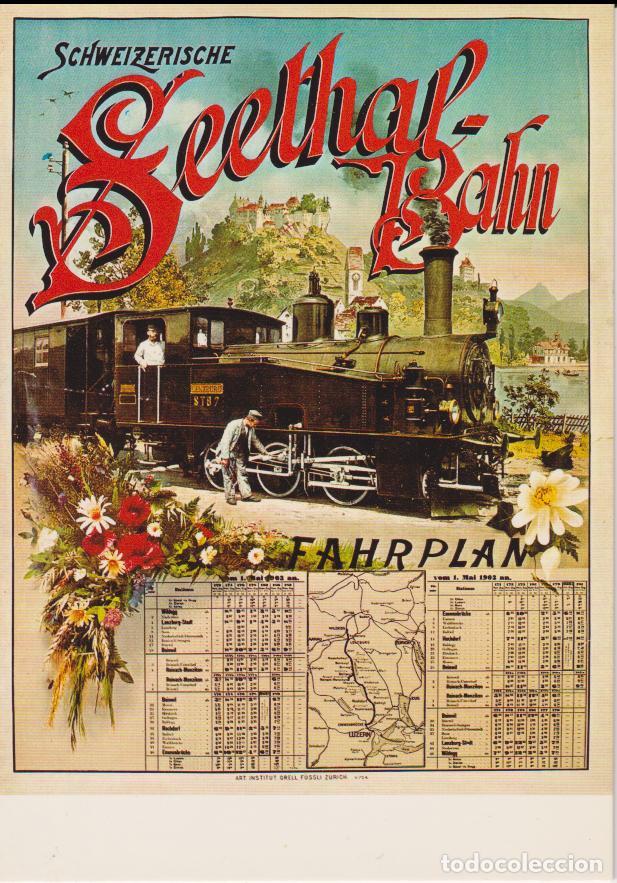 Postales: POSTAL PUBLICITARIA CARTELES SEETHAL-BAHN - PHOTOGLOB 1103 - S/C