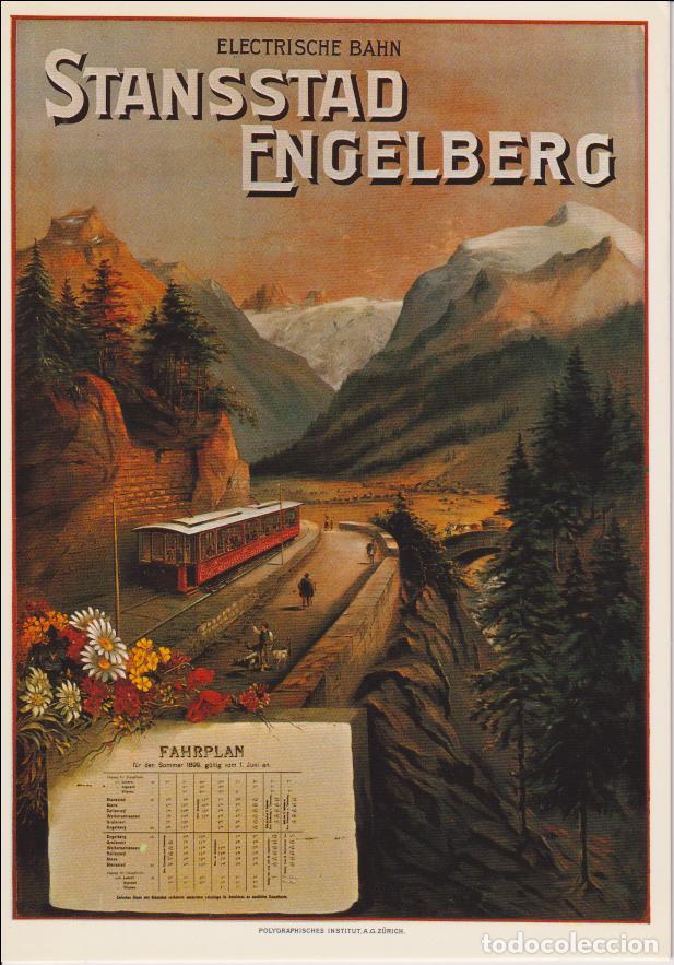 Postales: POSTAL PUBLICITARIA CARTELES STANSSTAD ENGELBERG - PHOTOGLOB 1037 - S/C