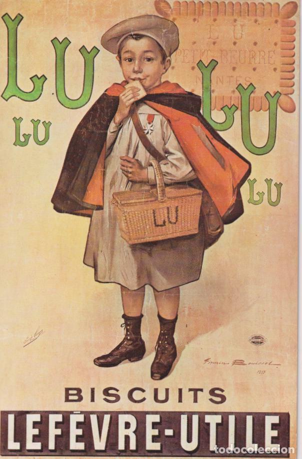 Postales: POSTAL PUBLICITARIA CARTELES BISCUITS LEF&Egrave;VRE-UTILE, YOUNG LU - S/C