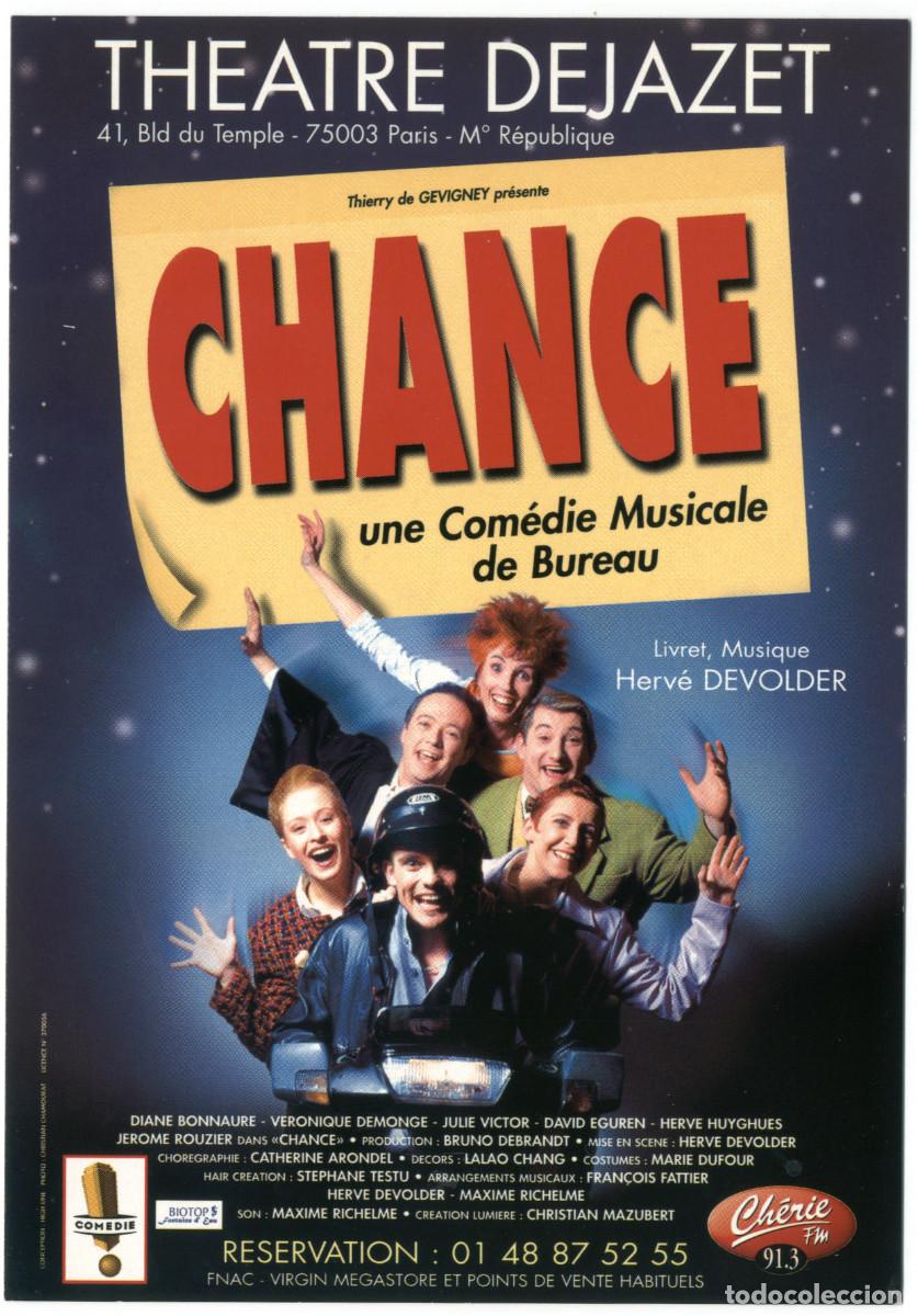 Postkarten: Th&eacute;&acirc;tre D&eacute;jazet (Paris). Chance, de Herv&eacute; Devolder