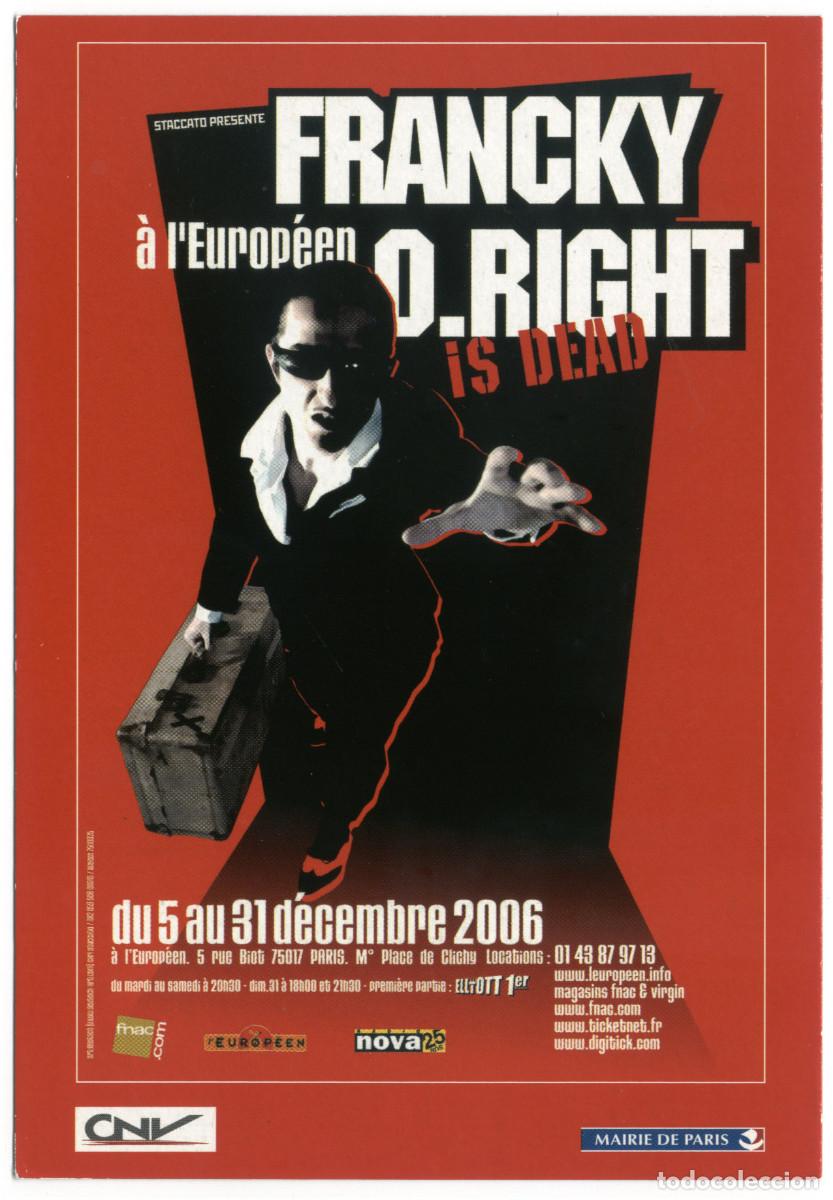 Postkarten: CNV Mairie de Paris (Europ&eacute;en. 2006). Francky O. Right is dead