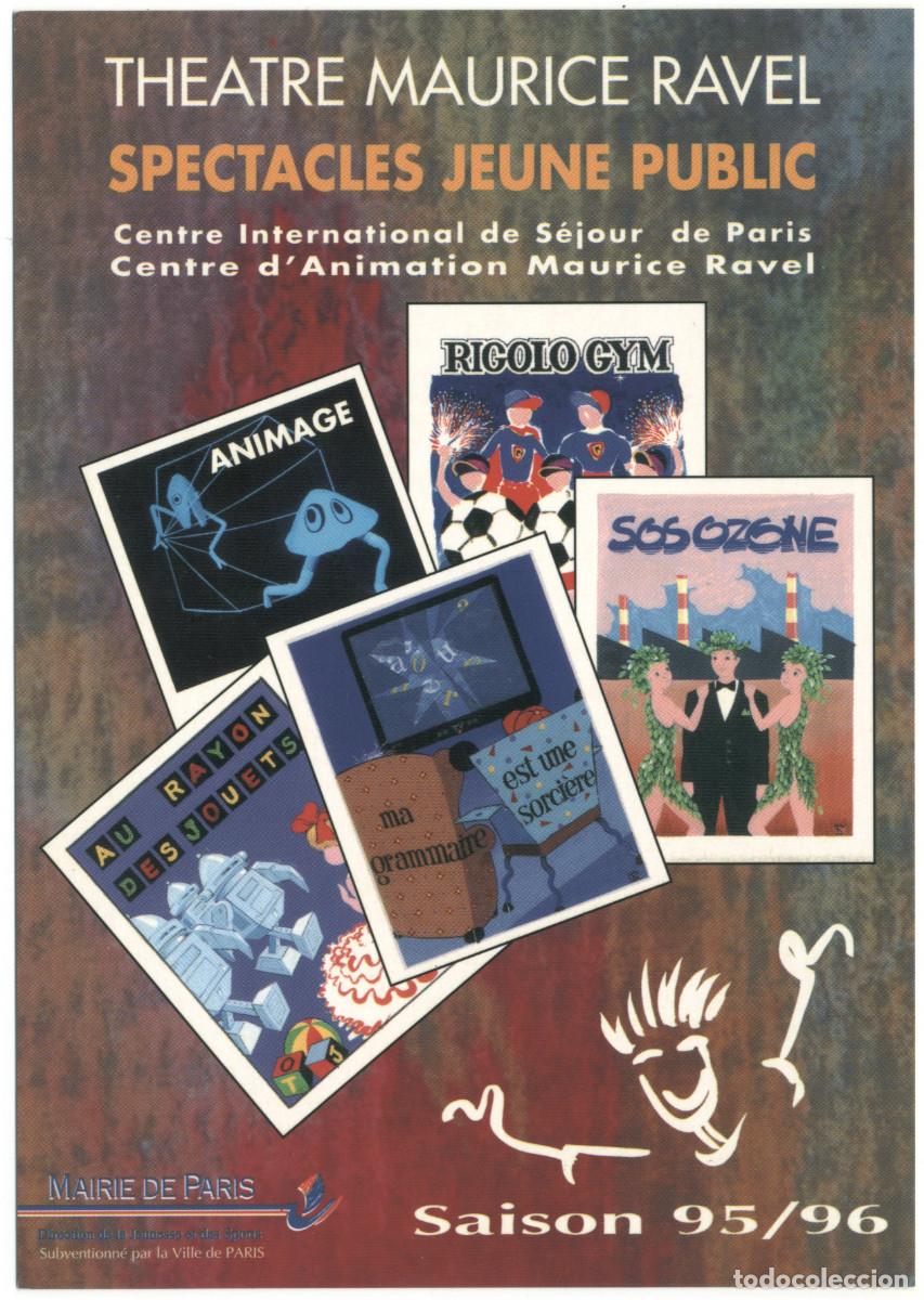 Postales: Th&eacute;&acirc;tre Maurice Ravel (Paris). Saison 1995-1996