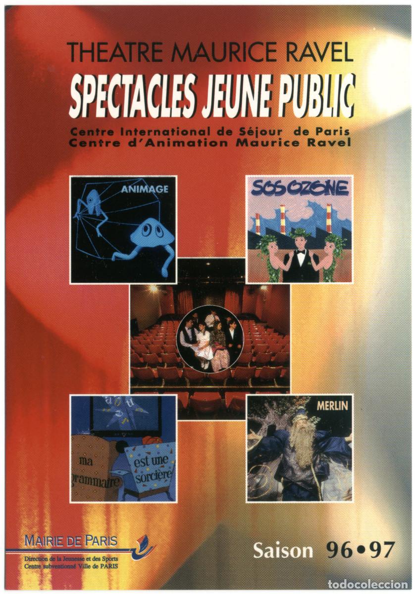 Postales: Th&eacute;&acirc;tre Maurice Ravel (Paris). Saison 1996-1997