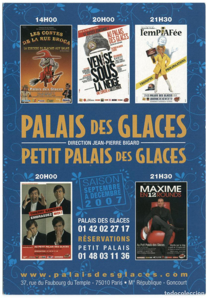 Postales: Palais des Glaces (Paris). Saison 2007