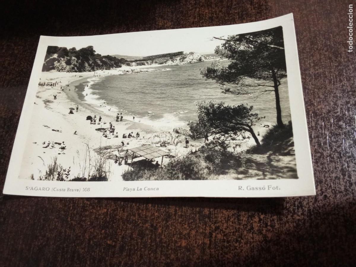 Postales: S' Agar&oacute;.Costa Brava.Playa La Conca.