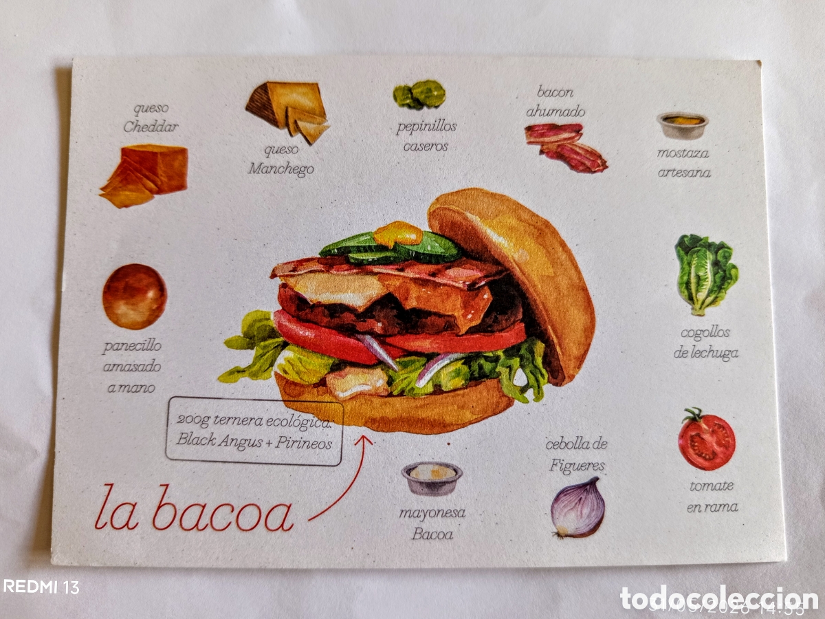 Postcards: POSTAL La Bacoa. Barcelona
