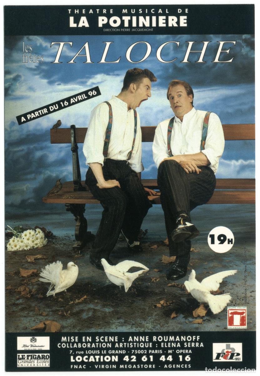 Postales: Th&eacute;&acirc;tre Musical de La Potiniere (Paris. 1996). Les Fr&egrave;res Taloche