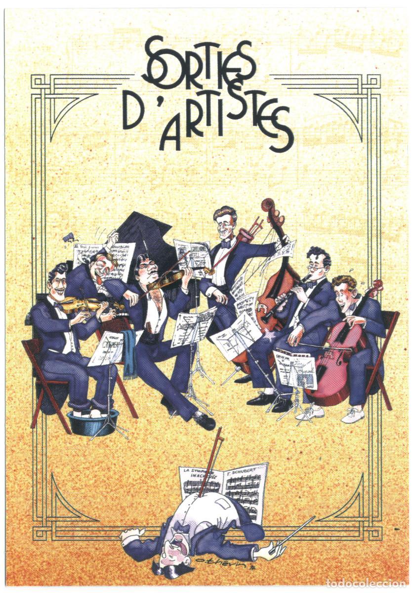 Postales: Th&eacute;&acirc;tre Musical de La Potiniere (Paris). Sorties d'artistes