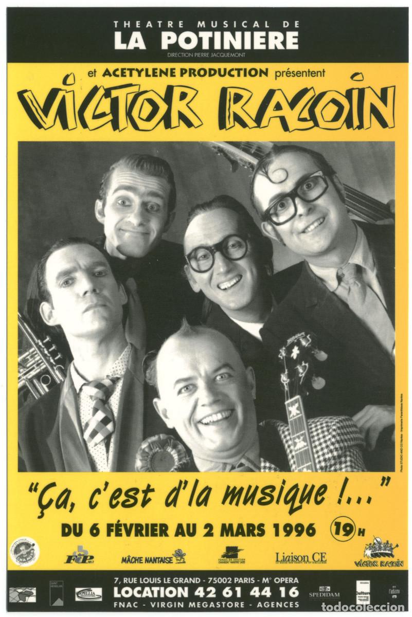 Postales: Th&eacute;&acirc;tre Musical de La Potiniere (Paris). Victor Racoin, de Acetylene Production