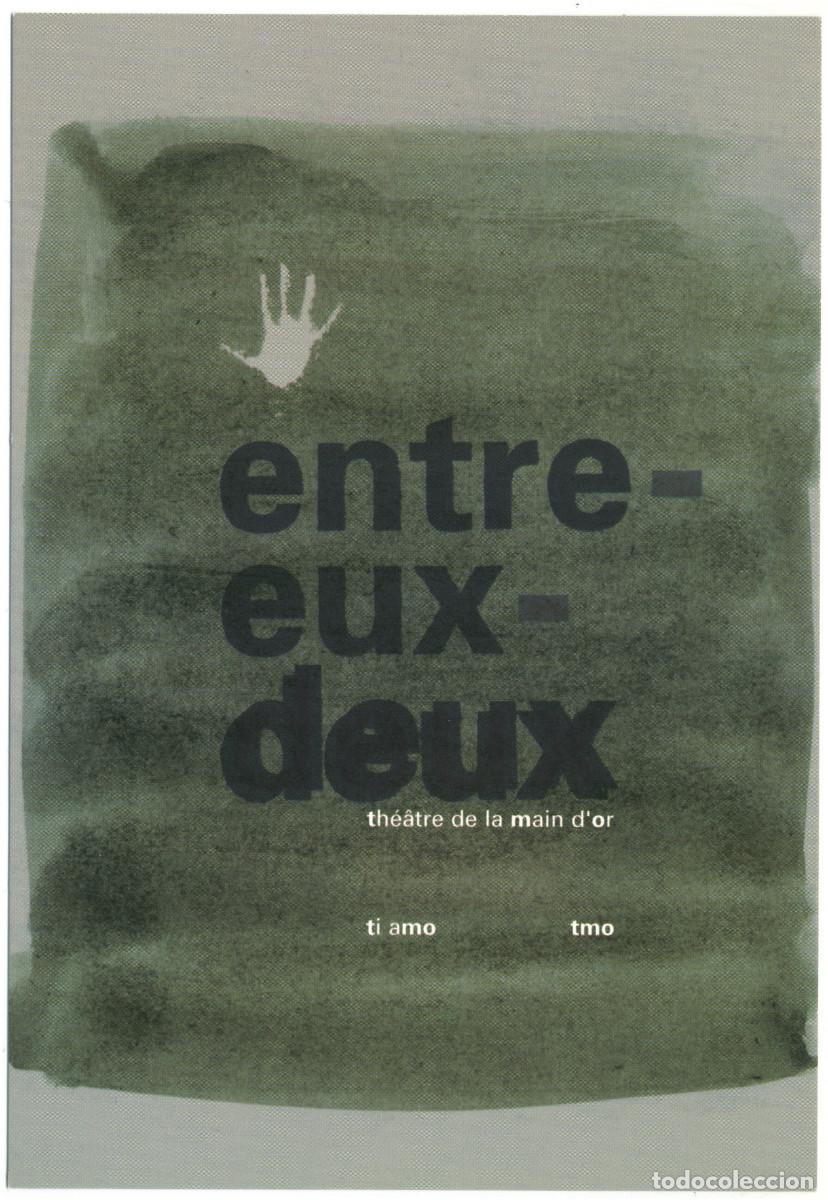 Postales: Th&eacute;&acirc;tre de la Main d'Or (Paris). Entre-eux-deux, de Fabien Arca