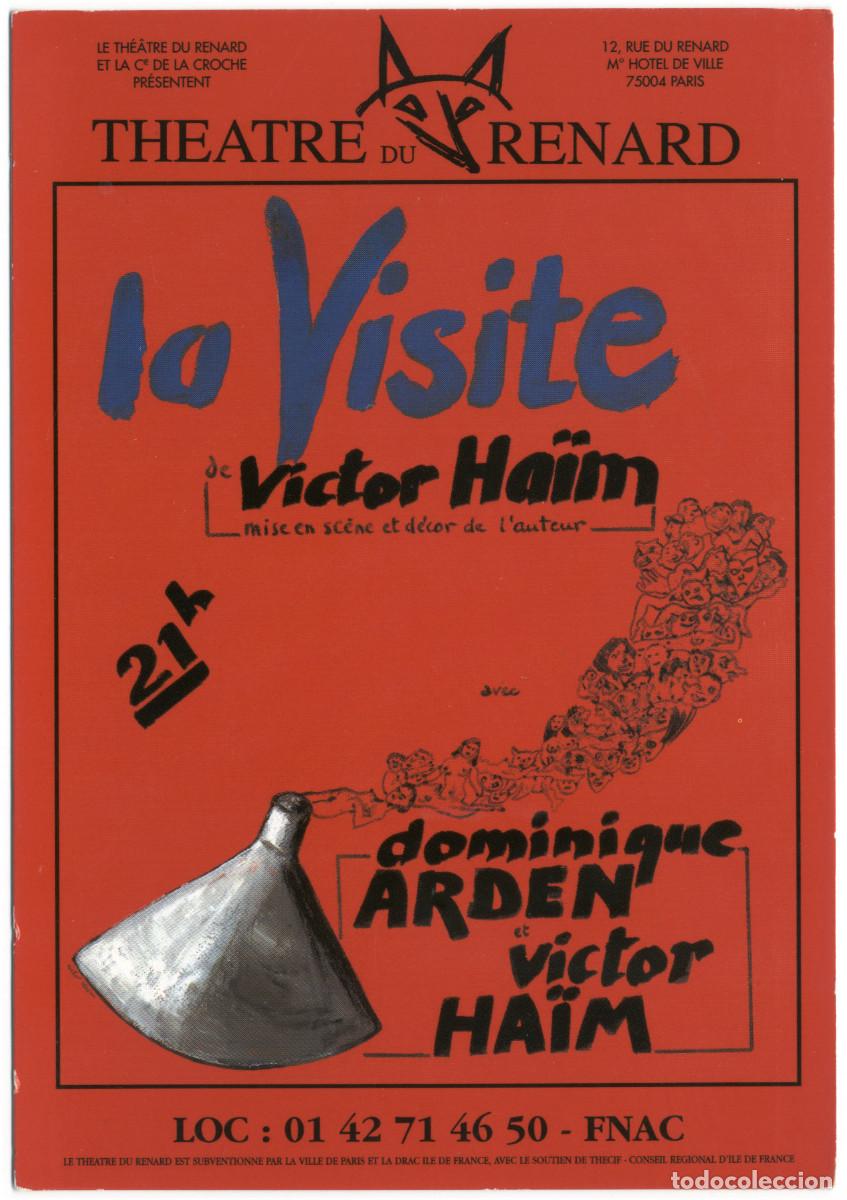 Postales: Th&eacute;&acirc;tre Renard (Paris). La visite, de Victor Ha&iuml;m