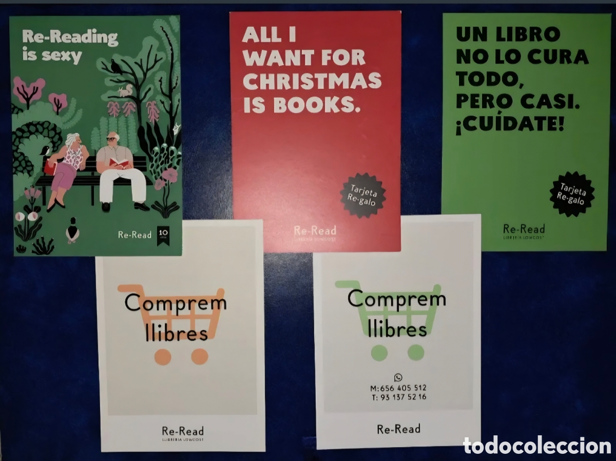 Postales: Lote 5 postales Re Read