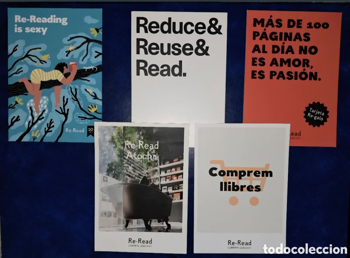 Postales: Lote 5 postales Re Read