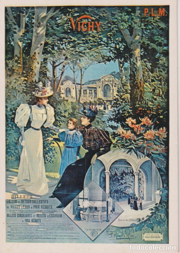 Postales: POSTAL PUBLICITARIA CARTELES F.HUGO D'ALESI, VICHY PLM - EDITIONS MIC MAX - S/C