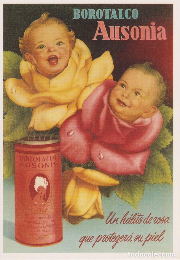 Postales: POSTAL PUBLICITARIA CARTELES BOROTALCO AUSONIA - EDICIONES AM 2884 - S/C