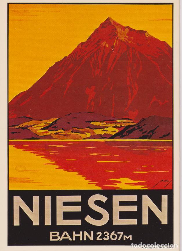 Postales: POSTAL PUBLICITARIA CARTELES NIESEN BAHN 2367m. - EDITION PHOTOGLOB 1181 - S/C