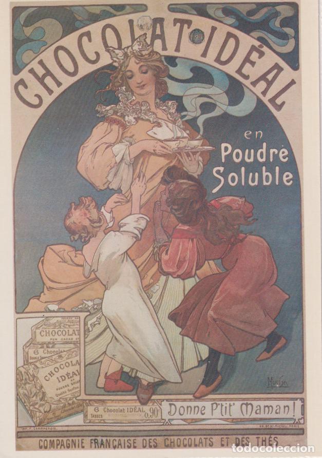Postales: ILUSTRADOR: ALPHONSE MUCHA - CHOCOLAT IDEAL, PARIS 1897 &ndash; S/C - REPRODUCCION