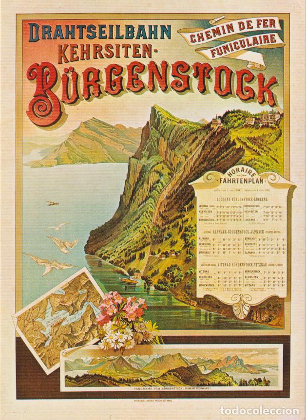 Postales: POSTAL PUBLICITARIA CARTELES: O.TR&Ouml;GER, CHEMIN DE FER, FUNICULAIRE - EDITION PHOTOGLOB 1133 - S/C