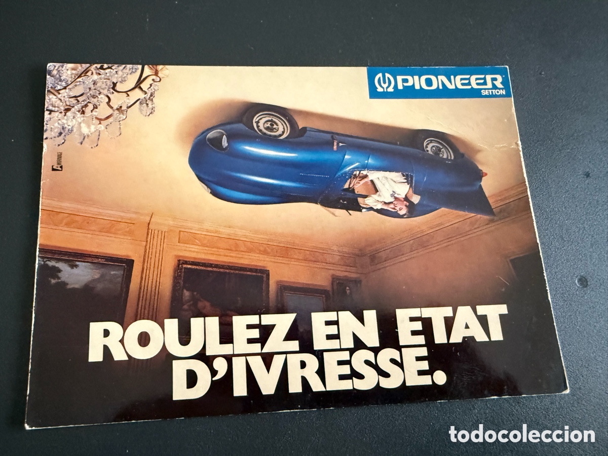 Postales: Postal Publicidad. PIONEER. a&ntilde;os 90