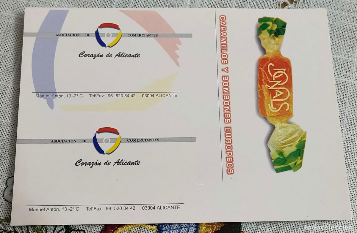 Postales: POSTAL PUBLICITARIA | ASOCIACI&Oacute;N DE COMERCIANTES - ALICANTE / CARAMELOS