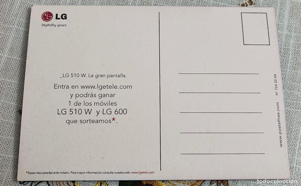 Postales: POSTAL PUBLICITARIA | M&Oacute;VIL LG - Foto 2