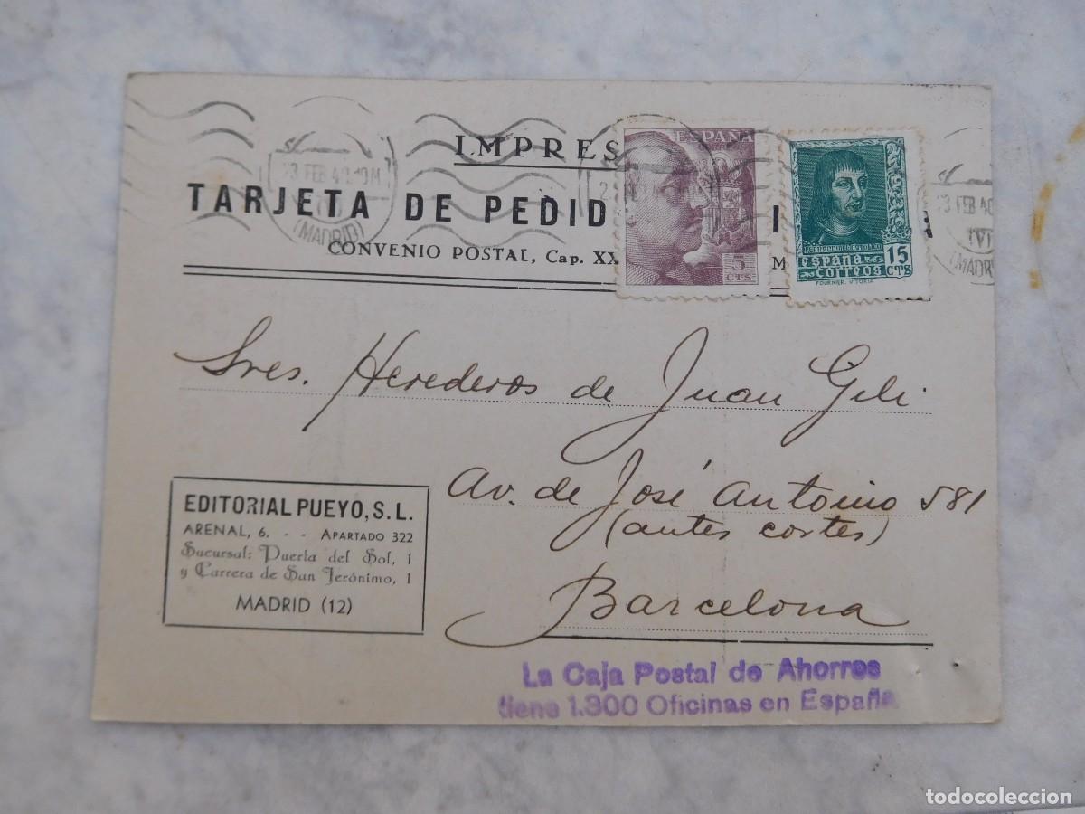Postais: Postal publicitaria, editorial Pueyo Madrid 1940