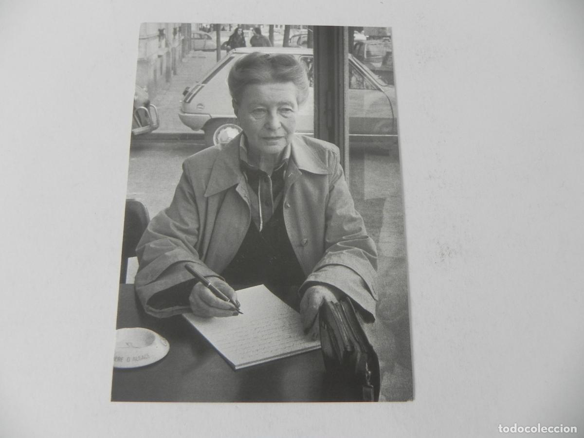 Postales: Tarjeta Postal Conmemorativa, Simone de Beauvoir (1908-2008) - Institut Catal&agrave; de les Dones -
