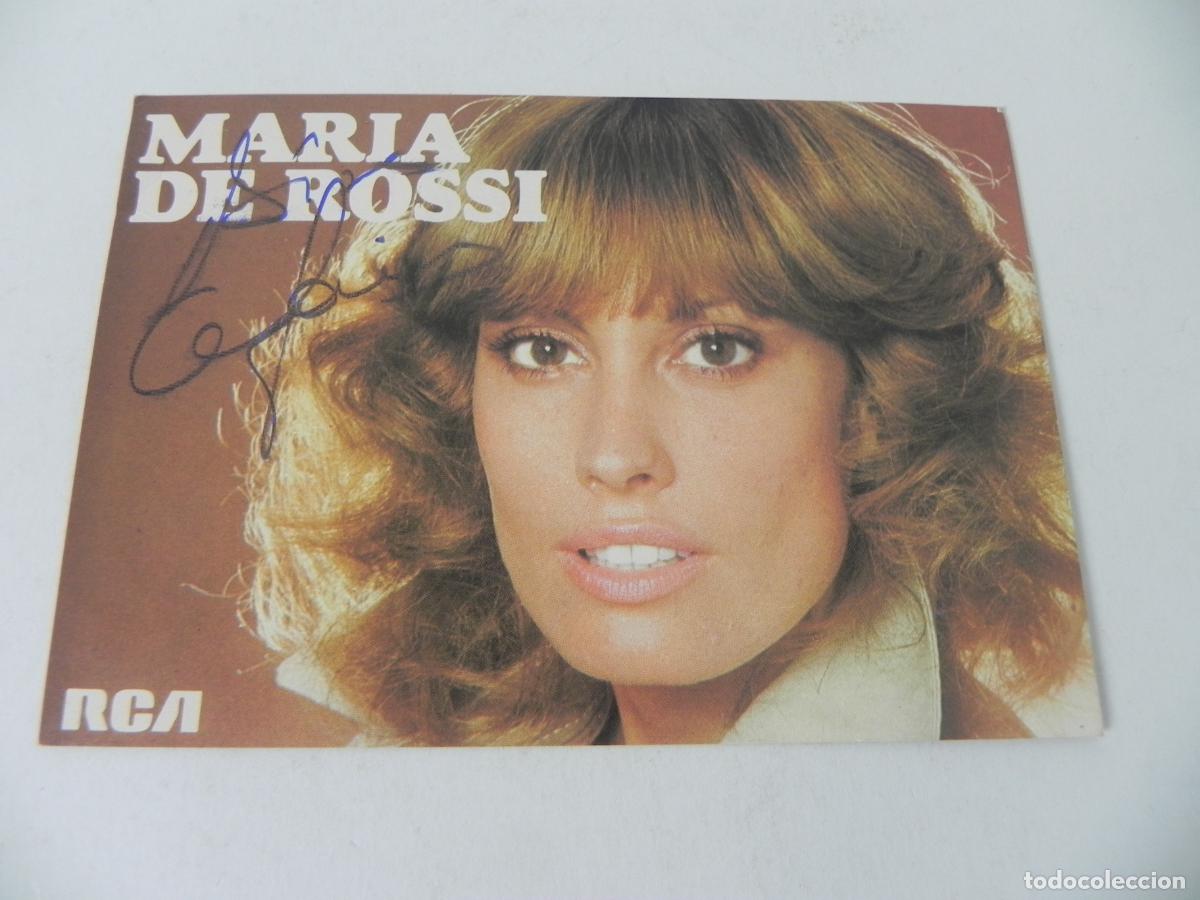 Postales: Tarjeta Postal Promocional RCA Maria De Rossi - Con Posible Aut&oacute;grafo / Firma De &Eacute;poca