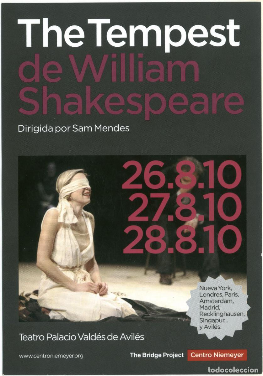 Postales: The Tempest, de William Shakespeare; dir. Sam Mendes (Teatro Pacio Vald&eacute;s. 2010)