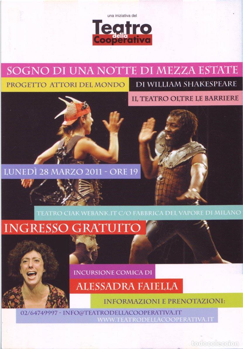 Postales: Sogno di una notte di mezza estate (Teatro della Cooperativa)
