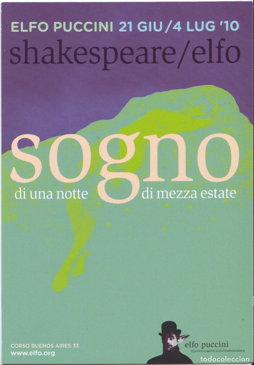Postales: Sogno di una notte di mezza estate, de Shakespeare (Elfo Puccini. 2010)