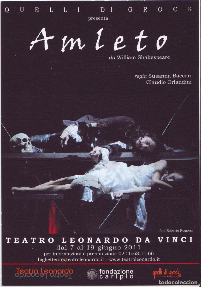 Postales: Amleto. Dir. Susanna Baccari & Claudio Orlandini (Teatro Leonardo Da Vinci. 2011)