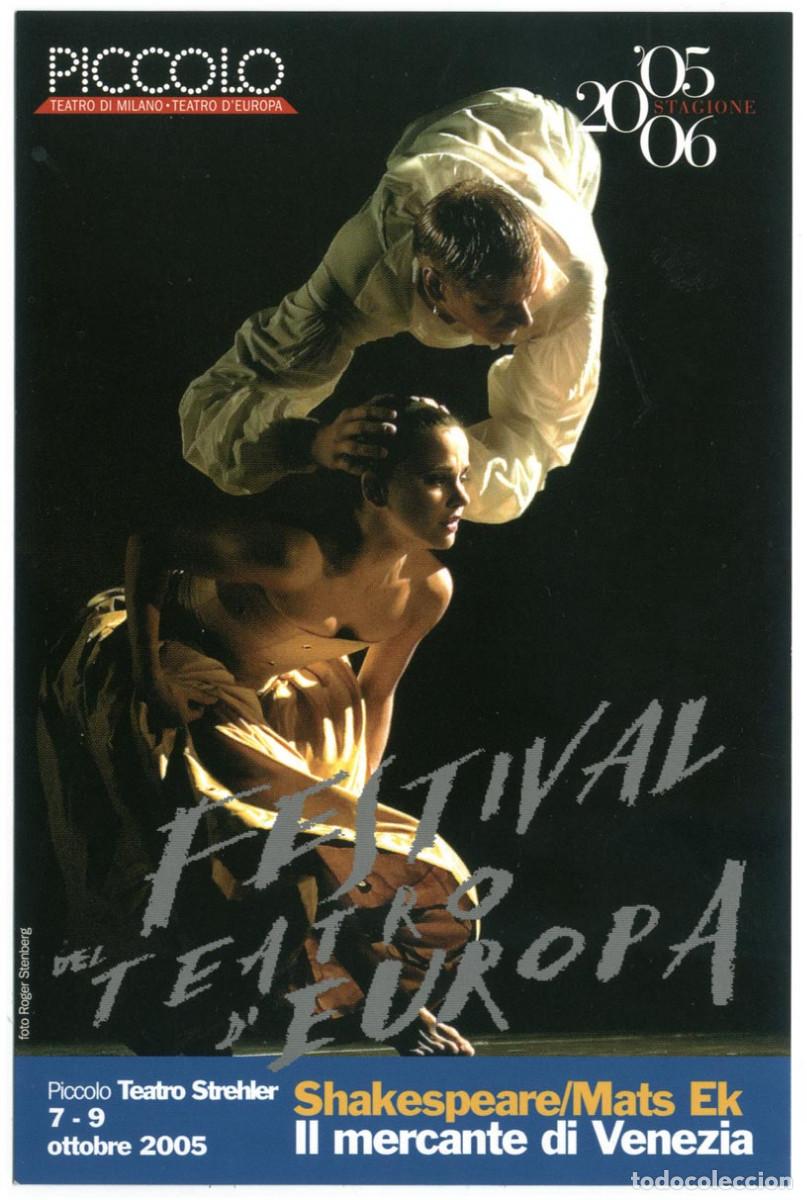 Postales: Kingliga Dramatiska Teatern, dir. Mats Ek (2005)_Il mercante di Venezia