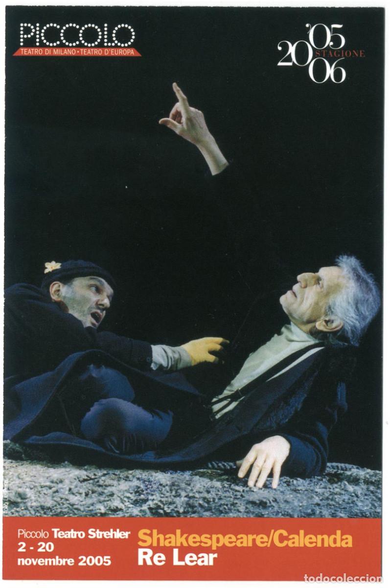 Postales: Teatro Stabile del Friuli-Venezia Giulia & Compagnia Mario Chiocchio, dir Antonio Calenda_Re Lear