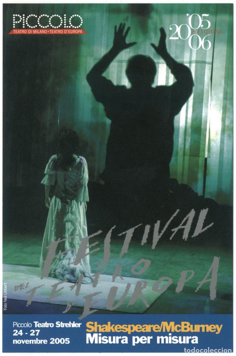 Postales: Complicite & National Theatre (London), dir. Simon McBurney_Misura per misura