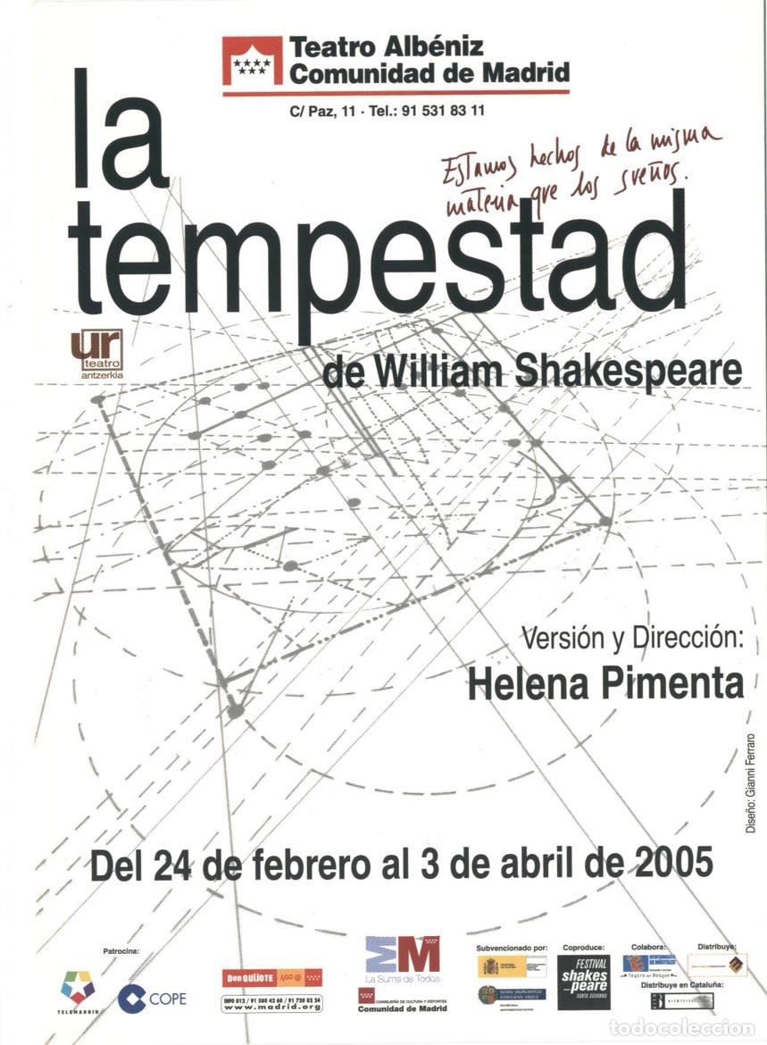 Postales: UR Teatro Antzerkia, dir Helena Pimenta_La Tempestad