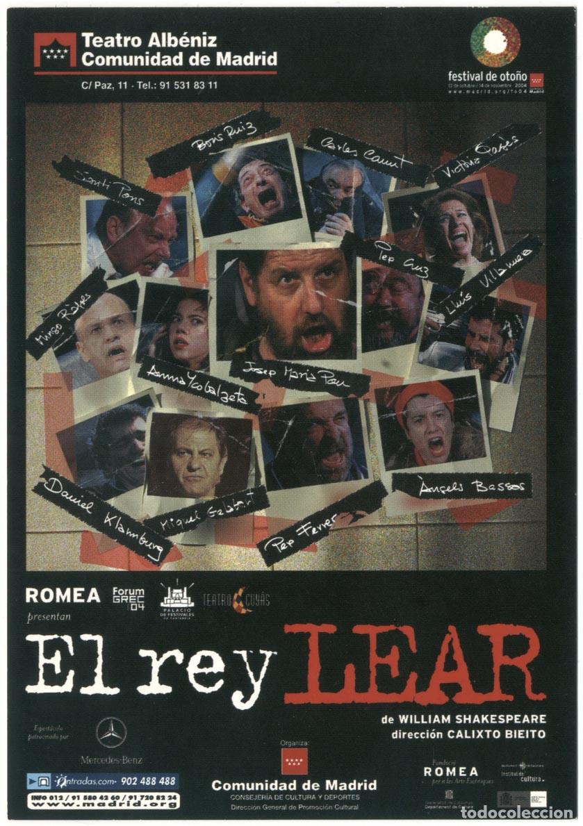 Postales: Teatre Romea, dir. Calixto Bieito_El rey Lear