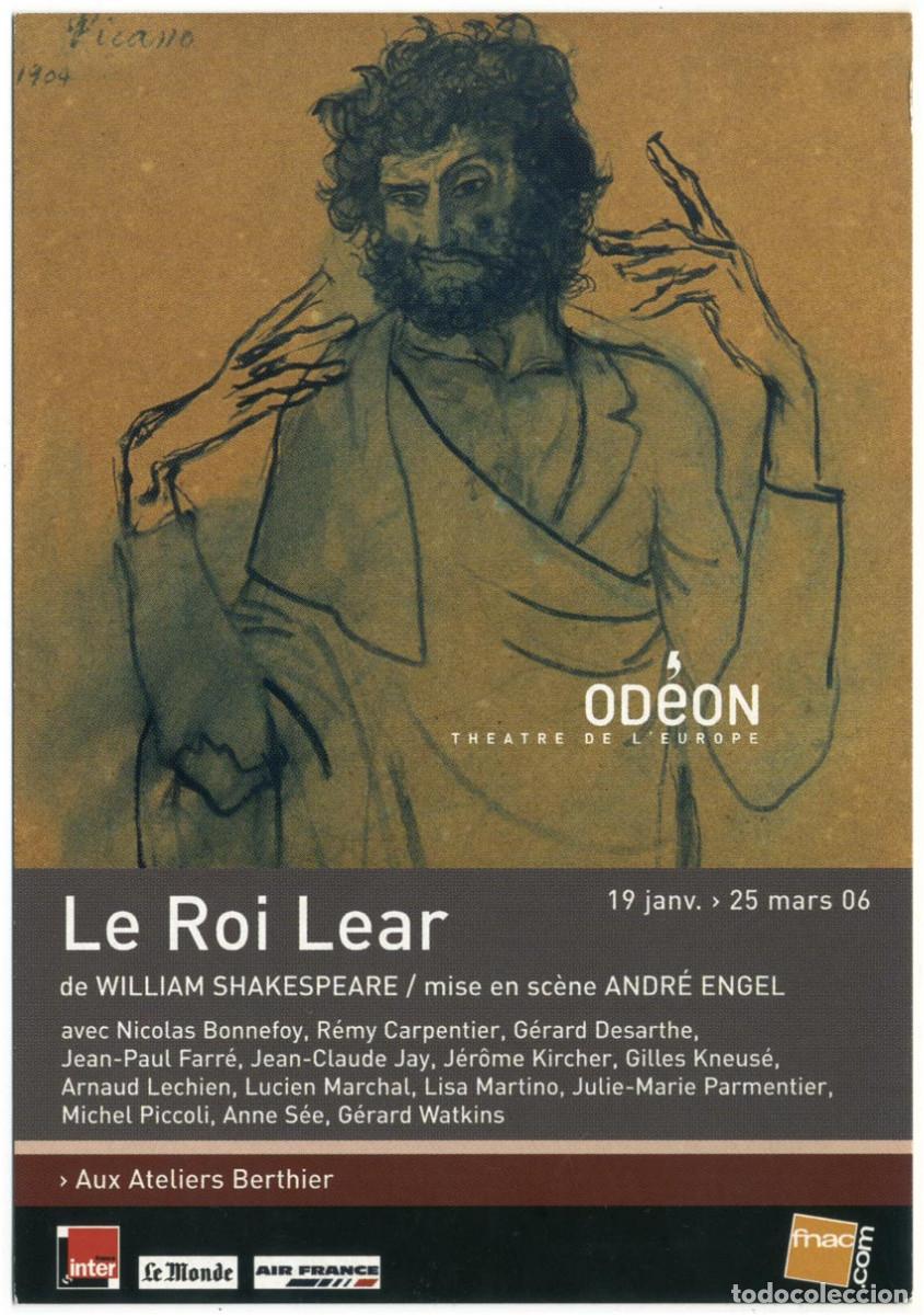 Postales: Od&eacute;on Th&eacute;&acirc;tre de l'Europe, dir. Andr&eacute; Engel (2006)_Le Roi Lear