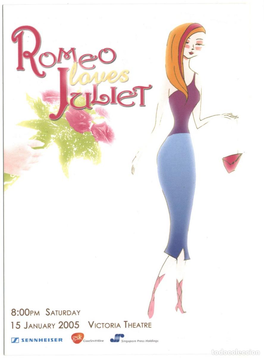 Postales: Gerald P. Murphy_Romeo Loves Juliet (Victoria Theatre. SIngapore)
