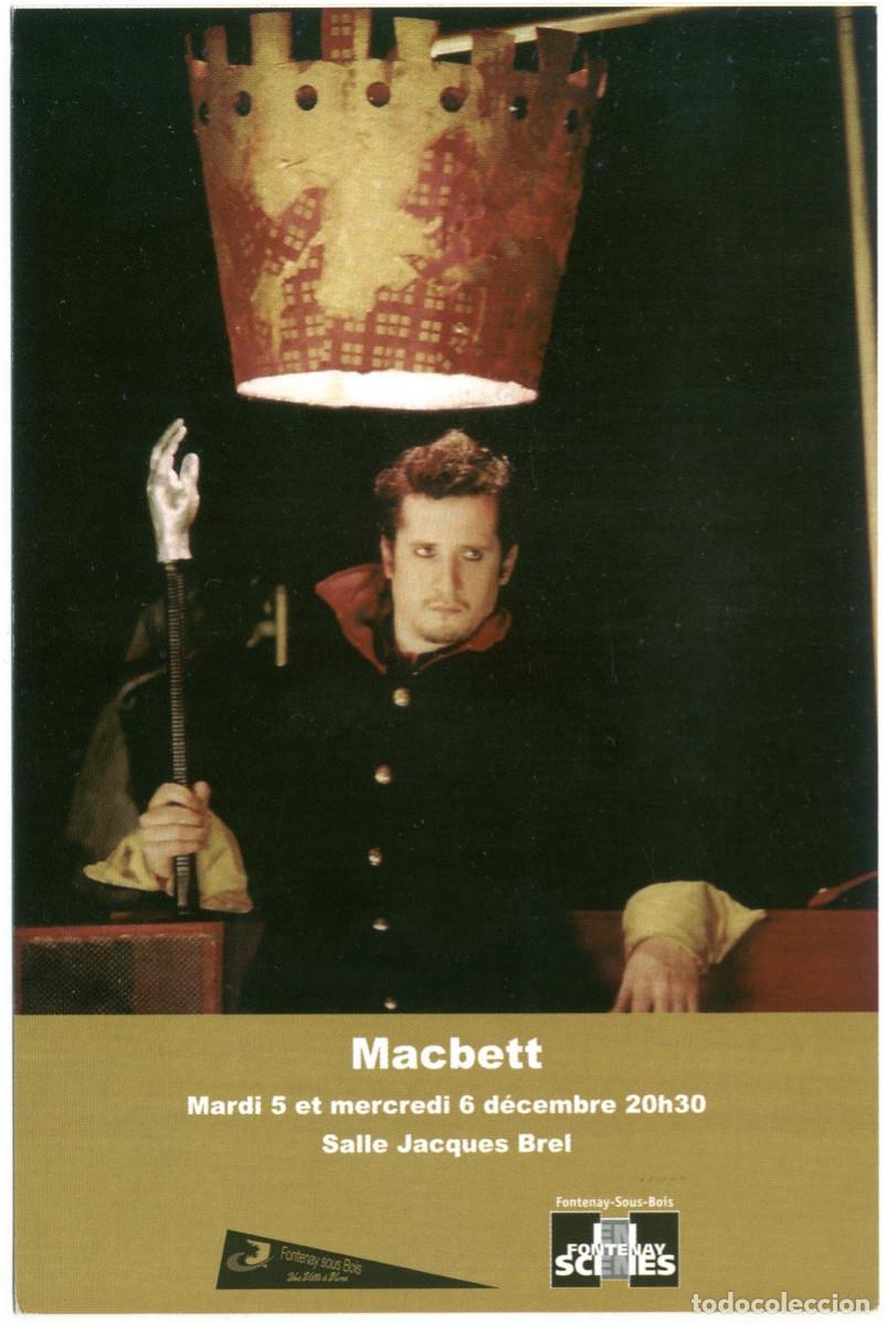 Postales: Compagnie des Dramaticules, dir. J&eacute;r&eacute;mie Le Lou&euml;t_Macbeth (Salle Jacque Brel)