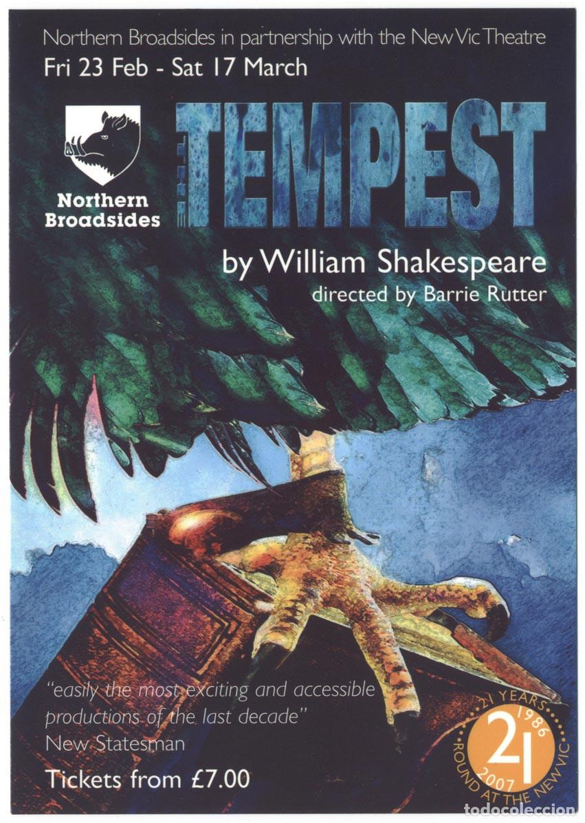 Postcards: Northern Broadsides & New Vic Theatre (dir. Barrie Rutter)_Tempest