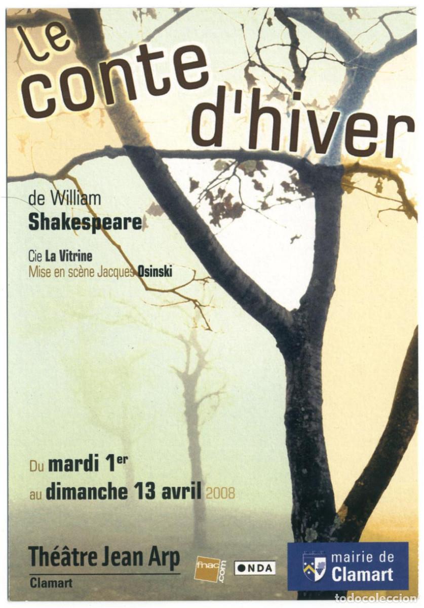 Postales: Cie La Vitrine, dir. Jacques Osinski (2008)_Le Conte d'Hiver (Th&eacute;&acirc;tre Jean Arp)