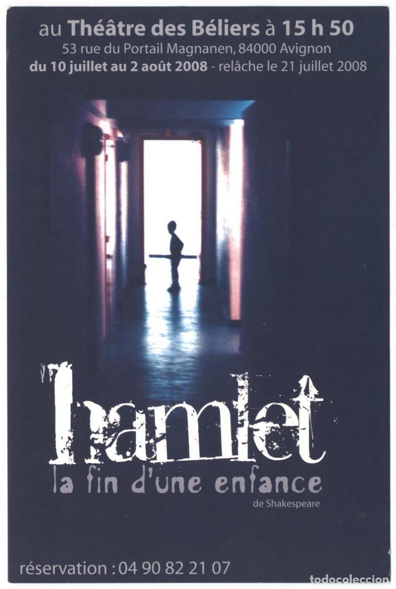 Postales: Ned Grujic, dir. Yann Boutigny-Lizerand_Hamlet, la Fin d'une Enfance (Th&eacute;&acirc;tre des B&eacute;liers. 2008)
