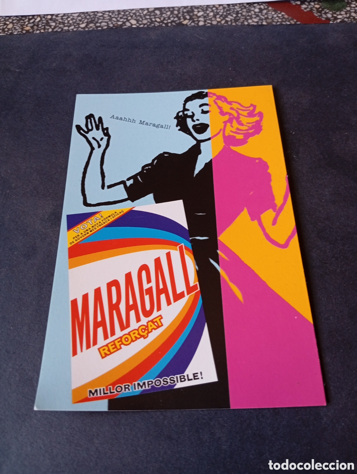 Postales: Postal pol&iacute;tica Vota Maragall