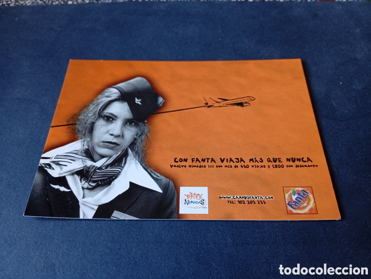 Postales: Postal Fanta,con Fanta viaja mas que nunca