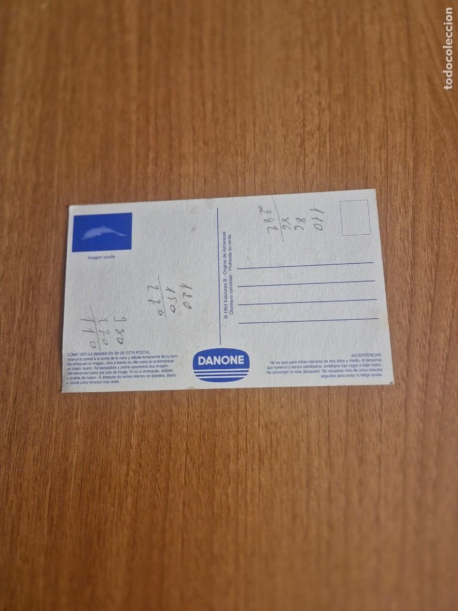 Postales: POSTAL, DANONE IMAGEN EN 3D. - Foto 2